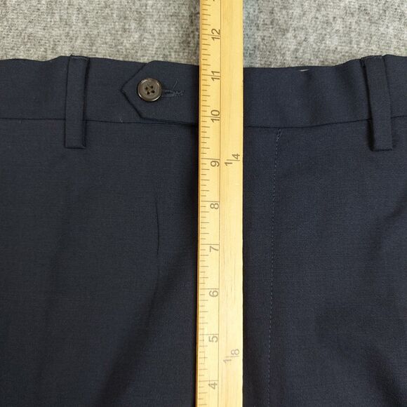 Lands End Men's 42R (39x31) 2 Piece Wool Blend Suit Navy Blue Traditional Fit - Picture 13 of 15